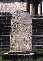 Seibal, Estela 10, Período Clásico Último, 849 d.C.